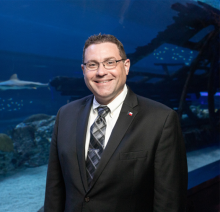 Club Meeting September 26, 2024 Speaker Jesse Gilbert President and CEO of the Texas State Aquarium