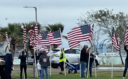 11/9/24 Flags for Heroes Installation